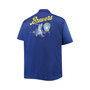 Men's Royal Milwaukee Brewers Big and Tall Button-Up Shirt