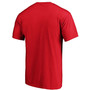 Men's Red Chicago Bulls Primary Team Logo T-shirt