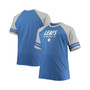 Men's Heathered Blue Toronto Maple Leafs Big and Tall Raglan T-shirt