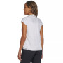 Textured Cap Sleeve Tie Neck Blouse