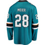 Men's Timo Meier Teal San Jose Sharks Home Premier Breakaway Player Jersey