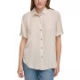 Women's Short-Sleeve Button-Front Shirt