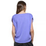 Women's Ruched Cap-Sleeve Pullover Top