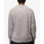 Men's Crewneck Mixed Texture Sweater