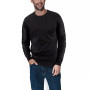 Men's Crewneck Mixed Texture Sweater