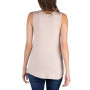 V-Neck Tunic Tank Top with Round Hemline