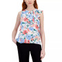 Women's Asymmetrical Ruffle Top