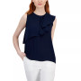Women's Asymmetrical Ruffle Top