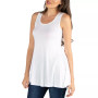 Women's Scoop Neck Sleeveless Tunic Top