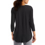 Petite 3/4-Sleeve Solid Top, Created for Macy's