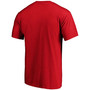 Men's Red Florida Panthers Team Primary Logo T-shirt