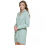 Women's Collared Faux Wrap Dress