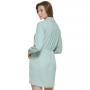Women's Collared Faux Wrap Dress