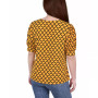 Petite Printed Balloon Sleeve Top
