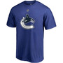 Men's Elias Pettersson Blue Vancouver Canucks Team Authentic Stack Name and Number T-shirt
