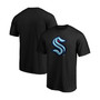 Men's Black Seattle Kraken Primary Logo T-shirt