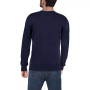 Men's V-Neck Honeycomb Knit Sweater