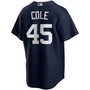 Men's Gerrit Cole Navy New York Yankees Alternate Replica Player Name Jersey