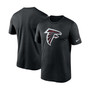 Men's Big and Tall Black Atlanta Falcons Logo Essential Legend Performance T-shirt