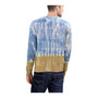Men's Two Tone Tie Dye Crew Neck Sweater