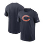 Men's Navy Chicago Bears Primary Logo T-shirt