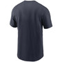 Men's Navy Chicago Bears Primary Logo T-shirt