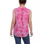 Petite Sleeveless Jacquard Y-neck Top