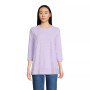 Women's 3/4 Sleeve Slub Jersey Swing Tunic