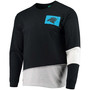 Men's Black Carolina Panthers Angle Long Sleeve T-shirt