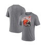 Men's Branded Heathered Gray Cleveland Browns Big and Tall End Around T-shirt