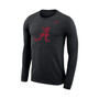 Men's Black Alabama Crimson Tide Big & Tall Primary Logo Legend Performance Long Sleeve T-shirt