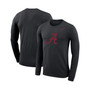 Men's Black Alabama Crimson Tide Big & Tall Primary Logo Legend Performance Long Sleeve T-shirt