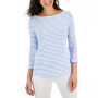 Petite Cotton Striped Top, Created for Macy's