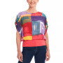 Women's Chiffon Dolman Sleeve Top