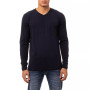Men's Soft Stretch V-Neck Long Sleeve T-shirt