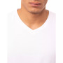 Men's Soft Stretch V-Neck Long Sleeve T-shirt