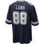 Men's CeeDee Lamb Navy Dallas Cowboys Game Jersey