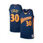 Men's Stephen Curry Navy Golden State Warriors Big and Tall Hardwood Classics Jersey