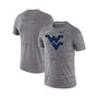 Men's Charcoal West Virginia Mountaineers Big and Tall Velocity Space-Dye Performance T-shirt