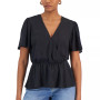 Women's Flutter Sleeve Ruffle Top, Created for Macy's