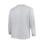 Men's Heather Gray Indianapolis Colts Big and Tall Waffle-Knit Thermal Long Sleeve T-shirt