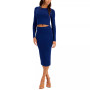 Bodycon Long-Sleeve Cropped Top, Created for Macy's