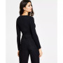 Bodycon Long-Sleeve Cropped Top, Created for Macy's
