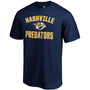 Men's Navy Nashville Predators Team Victory Arch T-shirt