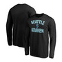 Men's Black Seattle Kraken Victory Arch Long Sleeve T-shirt