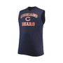 Men's Navy Chicago Bears Big and Tall Muscle Tank Top