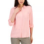 Women's Roll-Tab-Sleeve Button-Down Emblem Shirt
