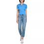 Women's Ribbed Cap Sleeve Polo