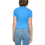 Women's Ribbed Cap Sleeve Polo