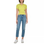 Women's Ribbed Cap Sleeve Polo